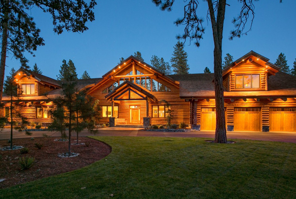 Rustic/Modern Log Home